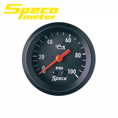 Speco Street Series Mechanical Oil Pressure Gauge 2  0-100 PSI 533-16 • $35