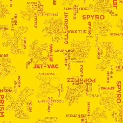 Skylanders By Activision-Outlines Sunshine Cotton Fabric Sold BTY(FREE SHIPPING) • $13.95