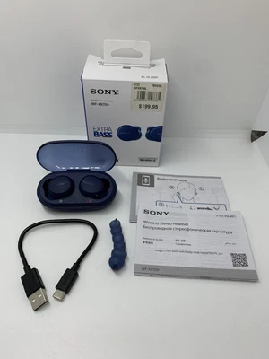 $78 • Buy Sony WF-XB700 True Wireless In-Ear Headphones (Blue)