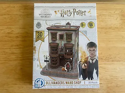 Ollivanders Wand Shop 66 Piece 3D Jigsaw Puzzle Harry Potter Wizarding World NEW • £2.99