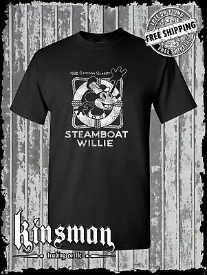 Steamboat Willie Vintage Life Preserver T-Shirt / Cartoon Mouse • $16.95