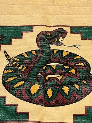 Aztec Rattlesnake Cactus Placemats Set Of 3 Preowned  • $17.95