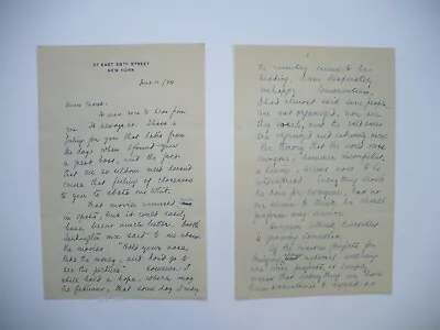 1934 Julian Leonard Street Author Autographed 4 Page Letter Political Content • $75