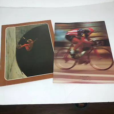 School Notebook Pocket Folder Vintage 80's Good Sports Skateboarding And Cycling • $17.50