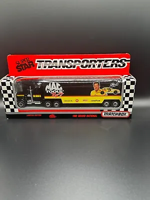 Matchbox Super Star Transporters Hauler Harry Gant Mac Tools #7 Tractor Trailer • $12.99