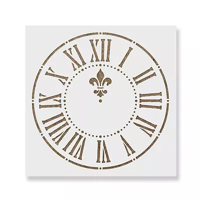 Clock Stencil - Durable & Reusable Mylar Stencils • $5.99