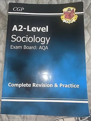 CGP AQA A2-Level Sociology Revision Guide And Practice • £3.30