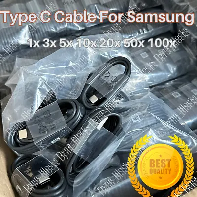 Wholesale Bulk Lot USB Type C Cable For Samsung S10 Fast Charger Charging Cord • $4.99