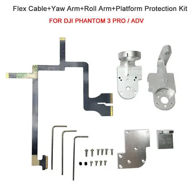 $42.83 • Buy DJI Phantom 3 Pro/Adv Gimbal Yaw And Roll Arm Repair Kit Part + Screw+installer
