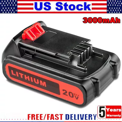 4X 20V 6.0Ah For Black And Decker 20 Volt Lithium Battery LBXR20 LBX20 LB2X4020 • $19.98