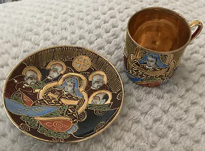 £9 • Buy Genuine Samurai China Satsuma Gold  Setting Tea Set Handpainted Reg No 539405 