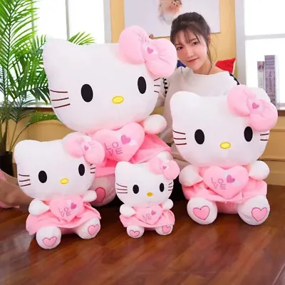 Kids Toys Giant Hello Kitty Cat Plush Toys Soft Stuffed Anime Cat Pillow 8091 • $4.89