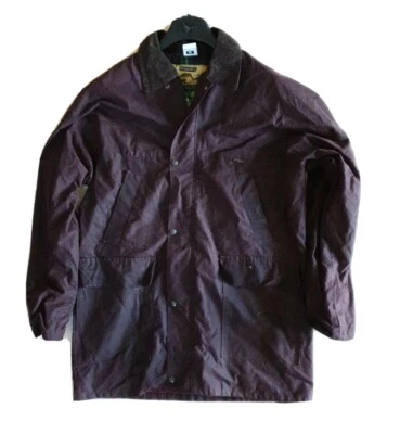 £38.95 • Buy Mens Brown Wax Coat Jacket Vintage By St Marks Made In Uk Size M (51)