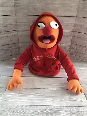 The Muppets Puppet Whatnot Workshop Red Hoodie Orange Hand Puppet Removable Eye • $87.03