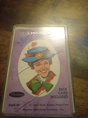 Vtg 1966 Disney Mary Poppins Whitman Complete Card Game With Org. Case • $20