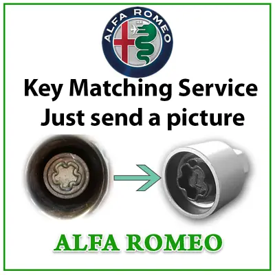 For Alfa Romeo Security Master Locking Lock Wheel Nut Key Bolt UK Matching LWNK • $31.10