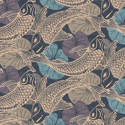 £20.99 • Buy AS Creation Tokyo Koi Fish On Lily Pads Japanese Asian Quirky Wallpaper 37859-4