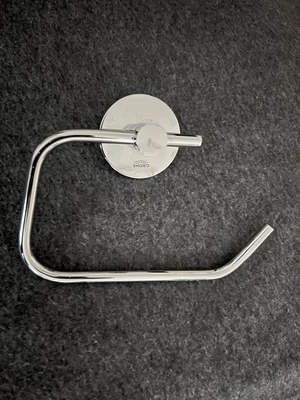 £5 • Buy Grohe Essentials Open WC Toilet Roll Paper Holder Without Cover