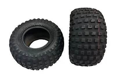 Pair Rear Tyres Off Road Quad Tyres ATV Tyres 90100cc Quad  18x9.5x8 Rear Tyres • £112.63