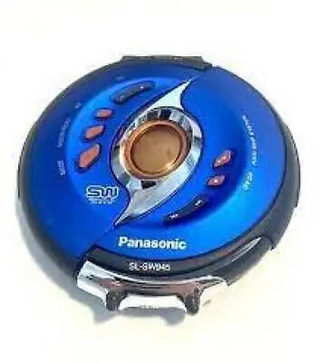 Panasonic Shockwave Portable CD Player With D Sound - Blue - VGC (SL-SW945P-A) • £199.99