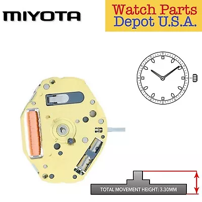 Original Miyota 1L22 Japan Quartz Movement 2 Hands NEW! • $12.95