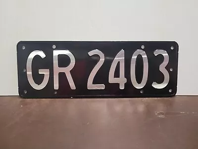 1980s New Zealand  License Plate Tag SUPERB • $29.99