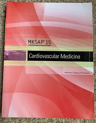 $7.99 • Buy MKSAP 15 Medical Knowledge Self-assessment Program