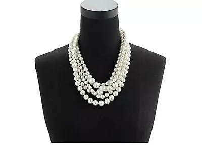 J. CREW  Pearl Twisted Hammock Necklace • $59