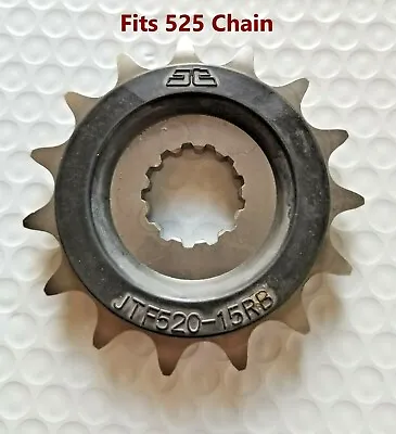 GSXR600 DL650 SV650 GT650 15t Front Sprocket NEW 525 Chain QUICK ACCELRATION • $19.98