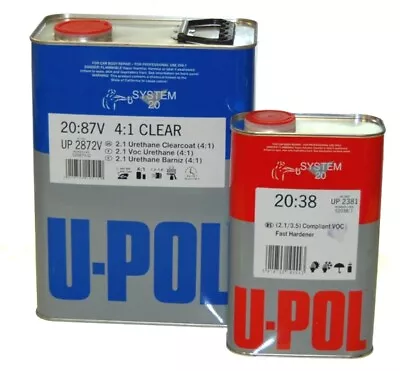 U-POL URETHANE Fast Dry CLEARCOAT-Auto Car Paint Clear UPO 2872V • $119.99