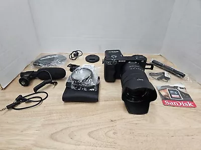 Sony Alpha A6400 Mirrorless Digital Camera  With 18-135mm Lens & Accessories  • $700