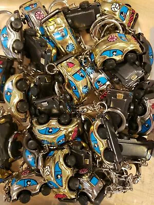 24 Vintage VW Beetle Bug Metal Keychains Vending Toy Cars  New Old Stock 97 • $19.99