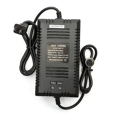 24v Lead Acid Battery Charger Electric Scooter 24 Volt 1.6 Amp USA Plug • £0.99