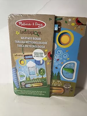 Melissa And Doug Lets Explore Weather Board Kids Learn Play Fun Ages • $6.99