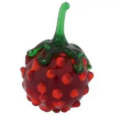 GlassOfVenice Murano Glass Raspberry Figurine • $52.95