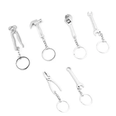 Dad Keychain Tools Wrench Hammer Pliers Tool Keyring Pendants Gift Father's Day • $3.59