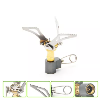Light Weight Folding Small Mini Ultralight Outdoor Camping Cook Burner Gas Stove • $13.25