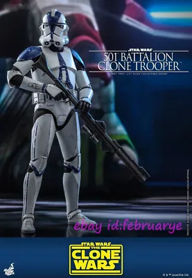 Hot Toys 1/6 TMS022 Star Wars: 501st Battalion Clone Trooper Action Figures New • $657.56