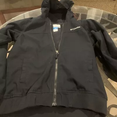 Columbia Men's Work Hooded Jacket Black Large • $30