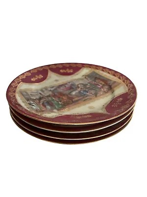 Vintage Royal Epiag Czechoslovakia Roman Scenes Decorative Plates X4 • $99.98