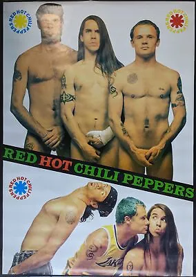 $39.99 • Buy Vintage 1980's Red Hot Chili Peppers RHCP Nude Naked Original Poster 32 X 23