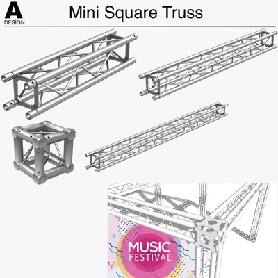 $98.95 • Buy 1.64/3.28/4.92/6.56FT Truss  DJ LED Lighting Stand Stage Square Aluminum Truss
