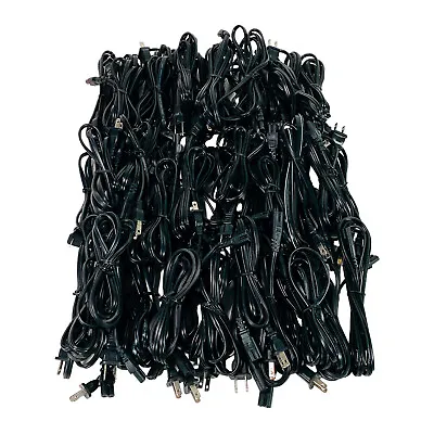 Branded Genuine LOT 6ft 2-Prong Non-Polarized AC Power Cord HIGH QUALITY Grade A • $28.50
