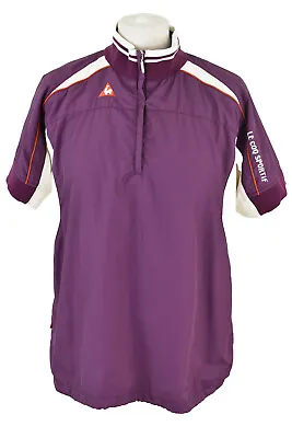 LE COQ SPORTIF 1/4 Zip Short Sleeve Jacket Size M • £14.58