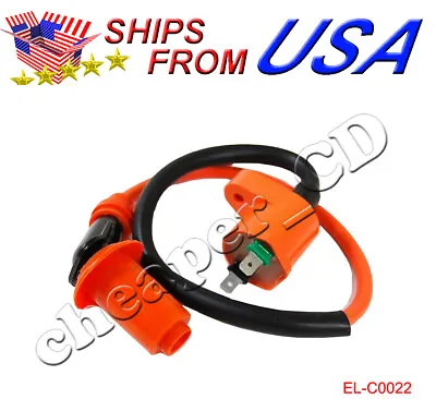 $7.50 • Buy Racing High Performance Gy6 Ignition Coil 49cc 50cc 150cc Moped Scooter ATV Part