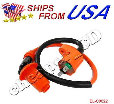 Racing High Performance Gy6 Ignition Coil 49cc 50cc 150cc Moped Scooter ATV Part • $8.25