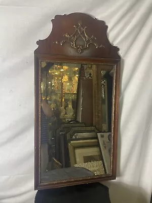 #101 Antique Kindel Wood Ornate￼ Decorative ￼wall Mirror 40“ X 20“￼ • $145