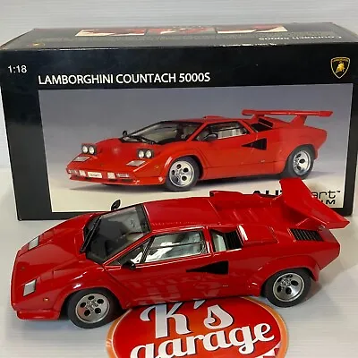 AUTOart 1/18 Lamborghini Countach 5000S Red LP500S Millennium Diecast 74531 • $325