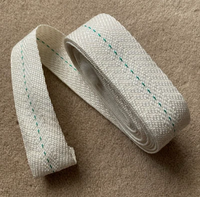 £6.45 • Buy 5m Upholstery And Craft Cotton Webbing 40mm Wide In Ecru