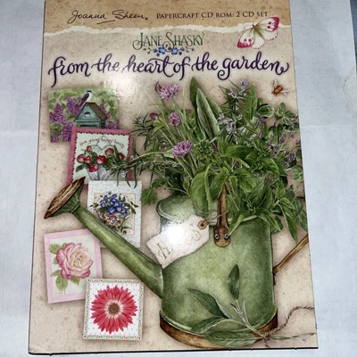 £4.75 • Buy Joanna Sheen Jane Shasky  From The Heart Of The Garden  Papercraft 2CD ROM